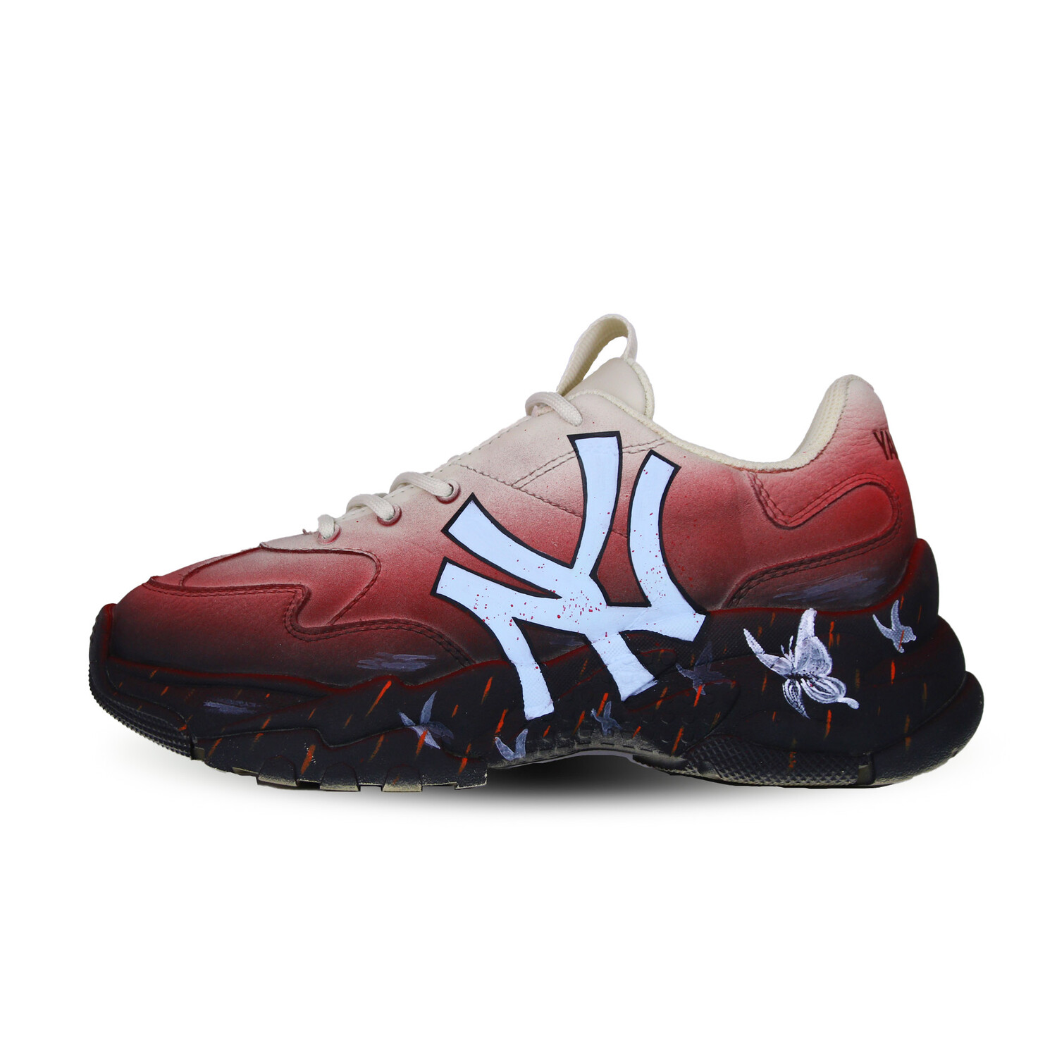 

Кроссовки MLB Big Ball Chunky Chunky Sneakers Unisex Low-top Black/Red, черный