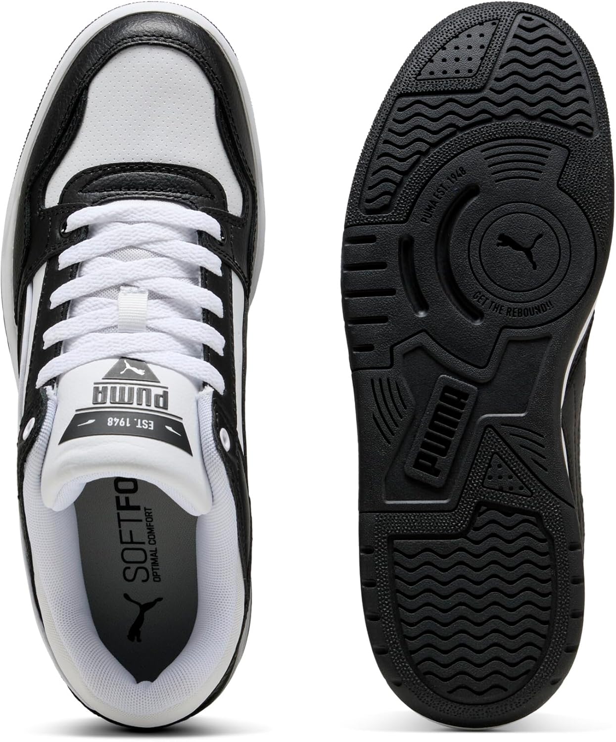Мужские кроссовки Puma Rebound Retro, белый/черный — фото 4