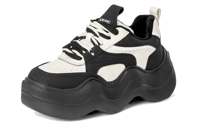 

Женские кроссовки Lifestyle Low-Top бежевого/черного цвета Aokang
