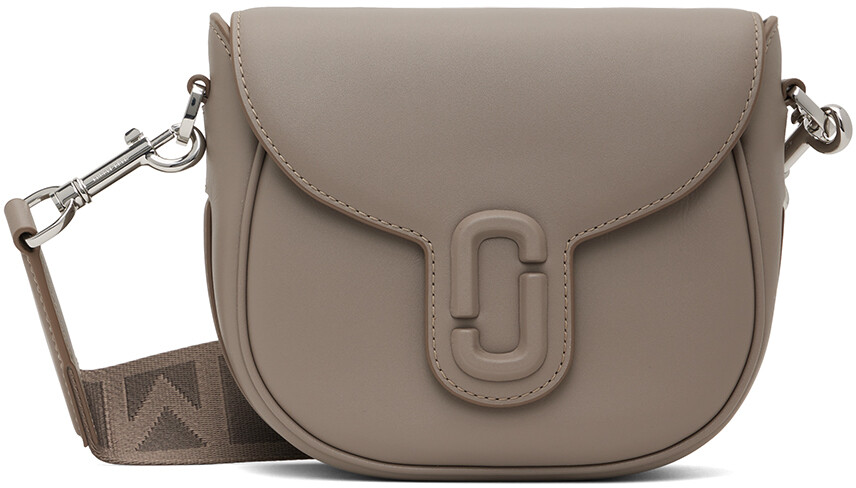 

Серая сумка 'The Covered J Marc Saddle' Marc Jacobs