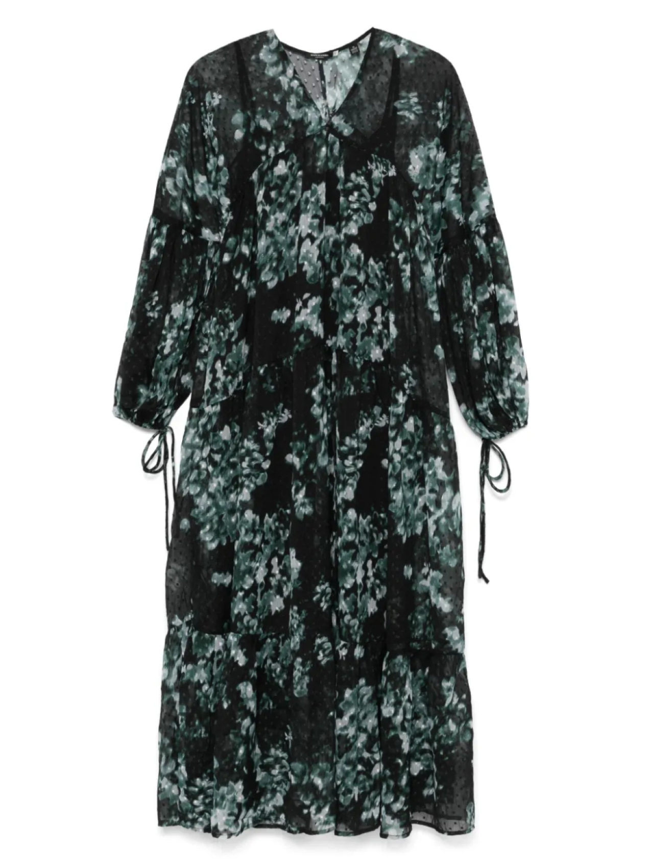 

Платье макси Scotch & Soda Fil Coupe, черный