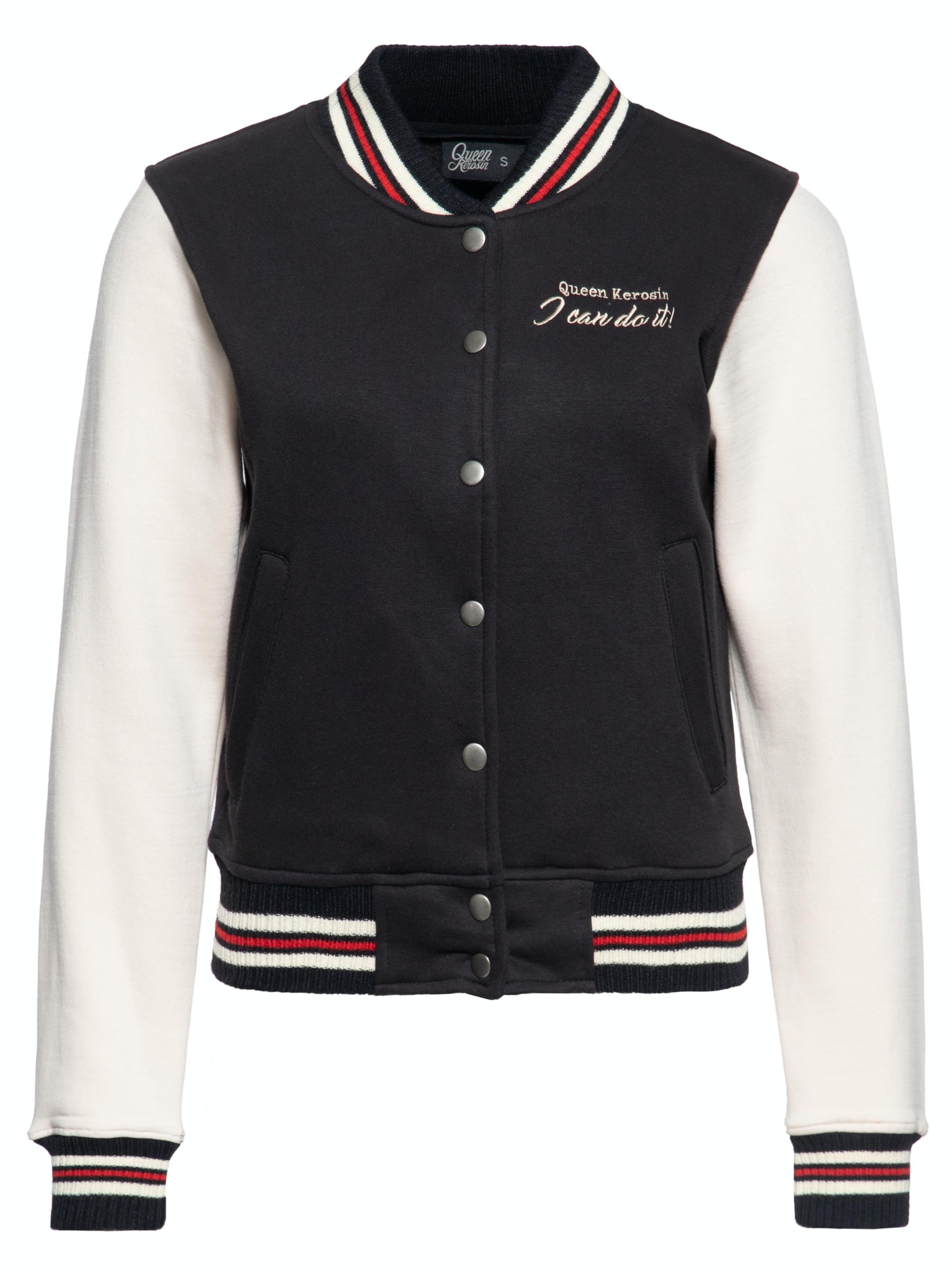 

Queen Kerosin Куртка межсезонная 'I Can Do It' в цвете Blackberry