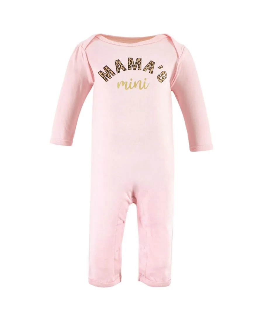 Мягкий хлопковый комбинезон для девочек Hudson Baby, леопард mamas mini — фото 2