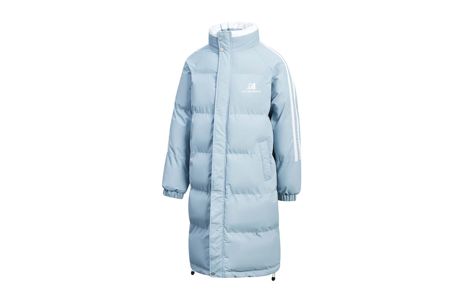

LA'T.WEEKEND Пуховик Unisex, Blue (Striped-8123)