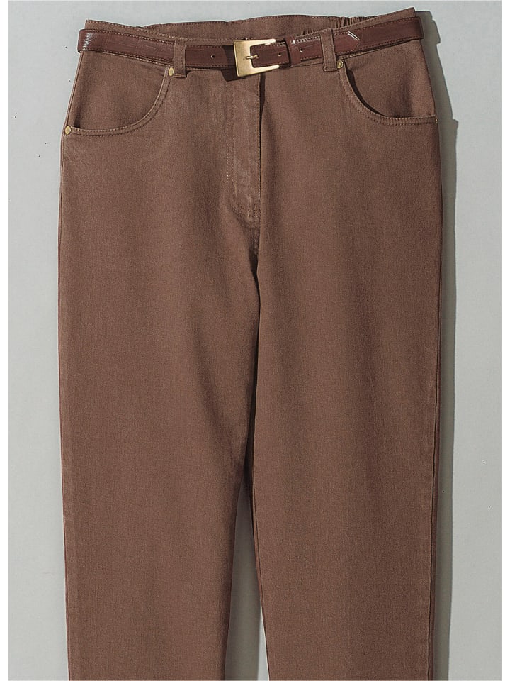 

WITT WEIDEN Шоколадно-коричневые джинсы