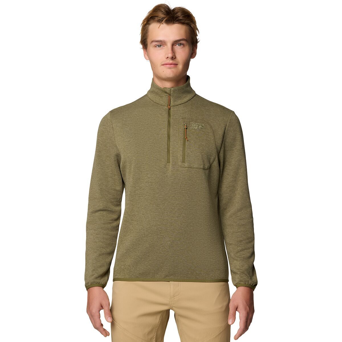 

Рубашка с полумолнией Route out Mountain Hardwear, зеленый