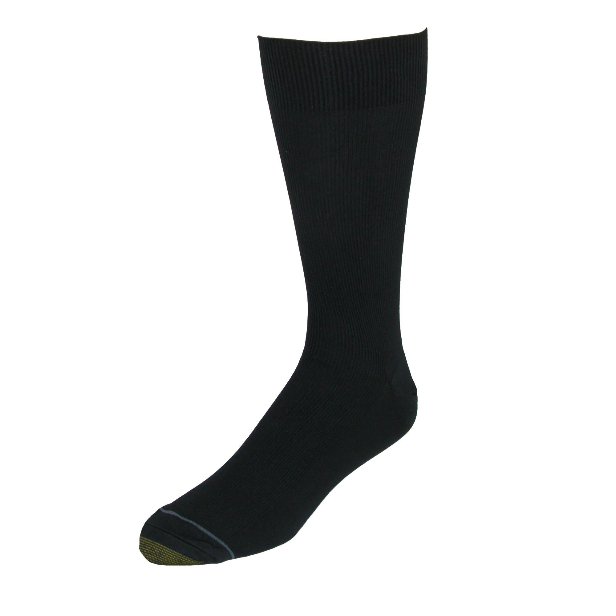 

Мужские носки Metropolitan, увеличенного размера (3 пары в упаковке) Gold Toe, черный