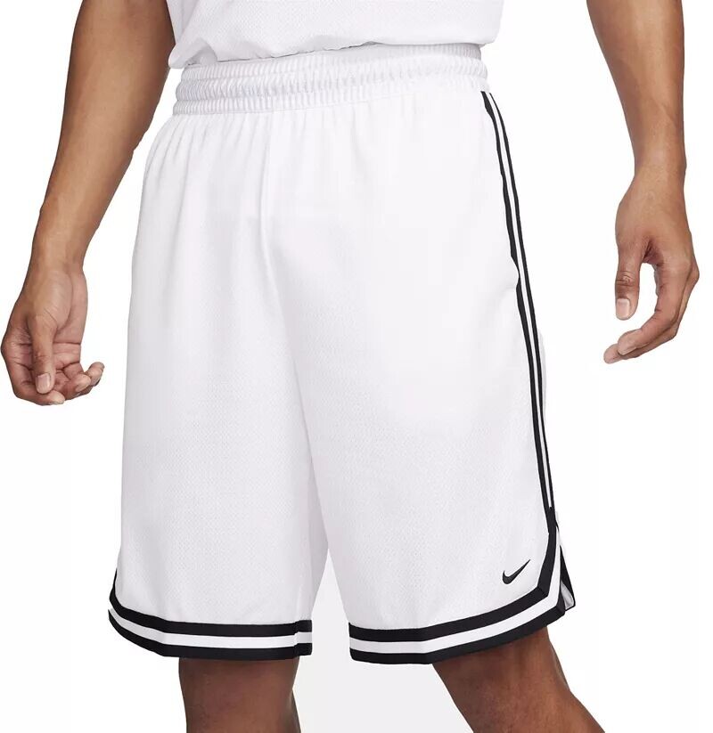 

Мужские баскетбольные шорты Nike Dri-FIT DNA 10 дюймов, белый