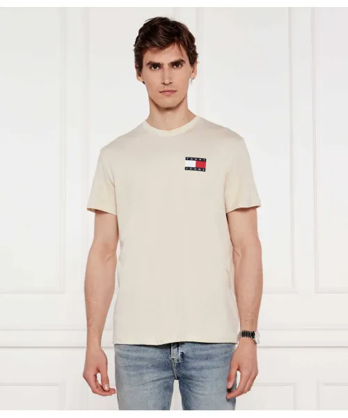 

Футболка Slim fit Tommy Jeans, бежевый