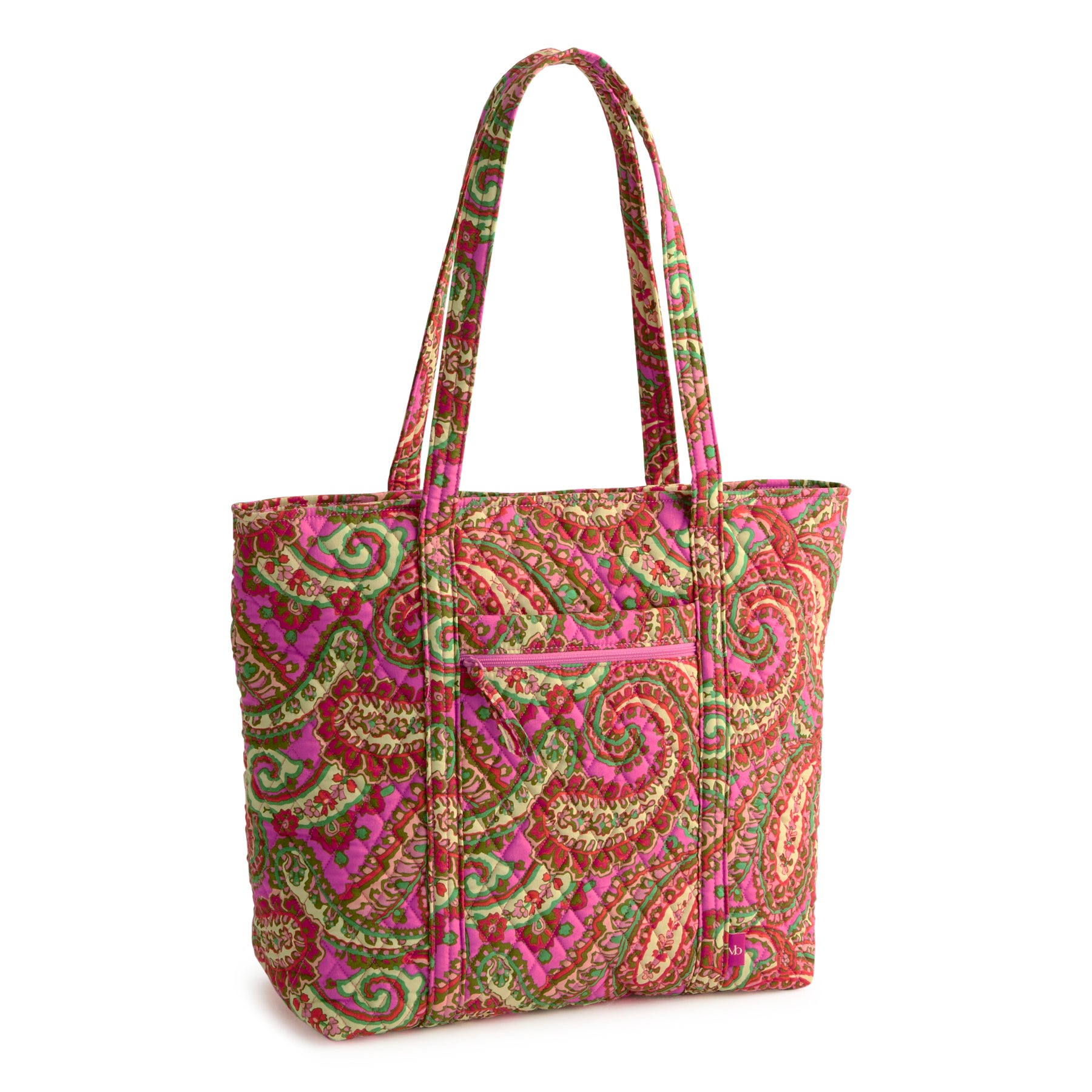 

Сумка-шоппер Vera из хлопка с аутлета Vera Bradley, розовый