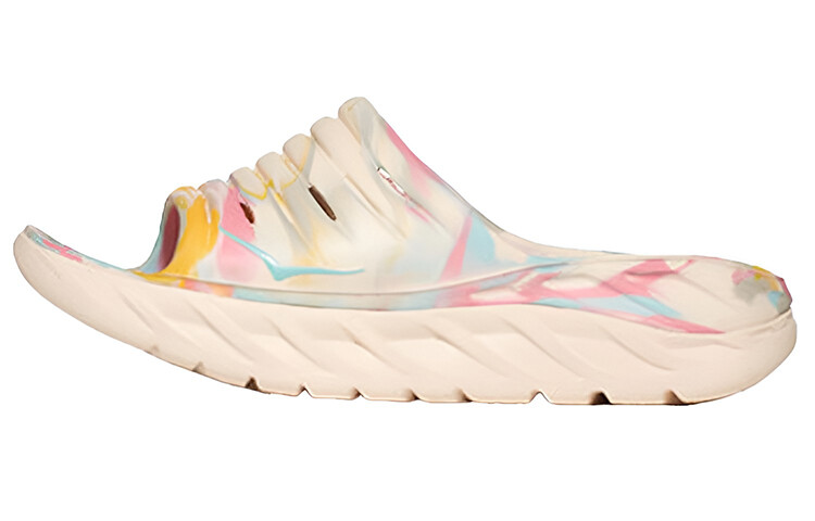 Ora Recovery Slide Свободное движение людей Луна Мраморный Hoka One One
