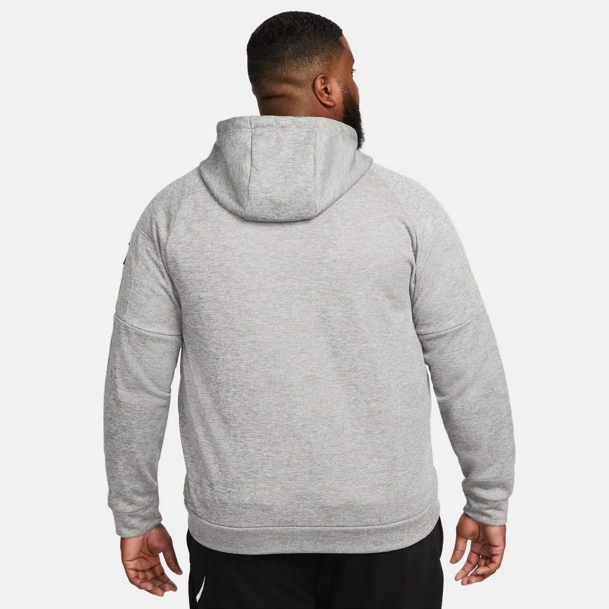 

Толстовка Nike с капюшоном "THERMA-FIT MEN'S FULL-ZIP FITNESS HOODIE", черный