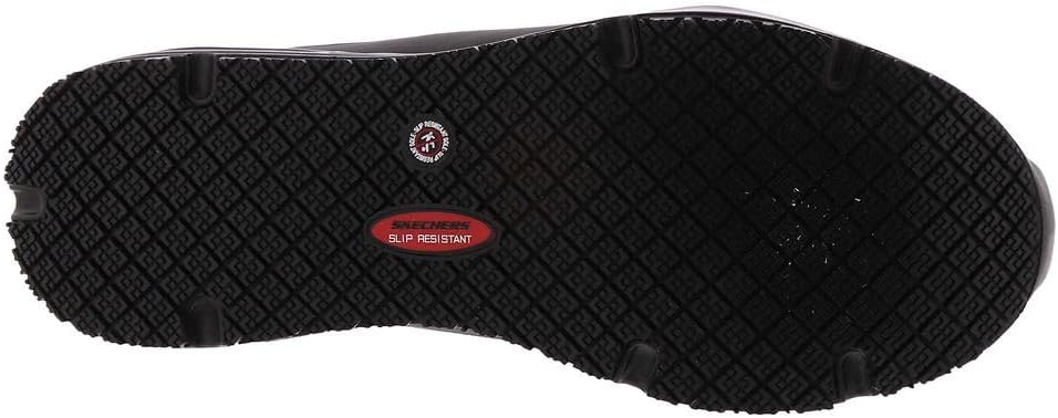 Мужские рабочие кроссовки Skechers Uno Sr Sutal на шнуровке Skech Air 200054 P, черный — фото 4