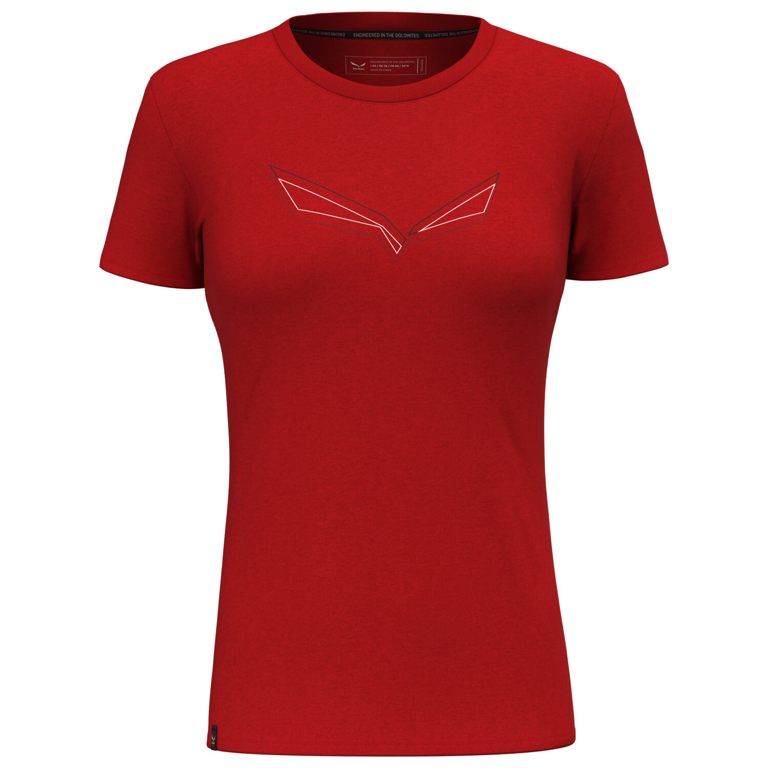 

Футболка Salewa Pure Eagle Frame Dry T-shirt, цвет Flame Melange