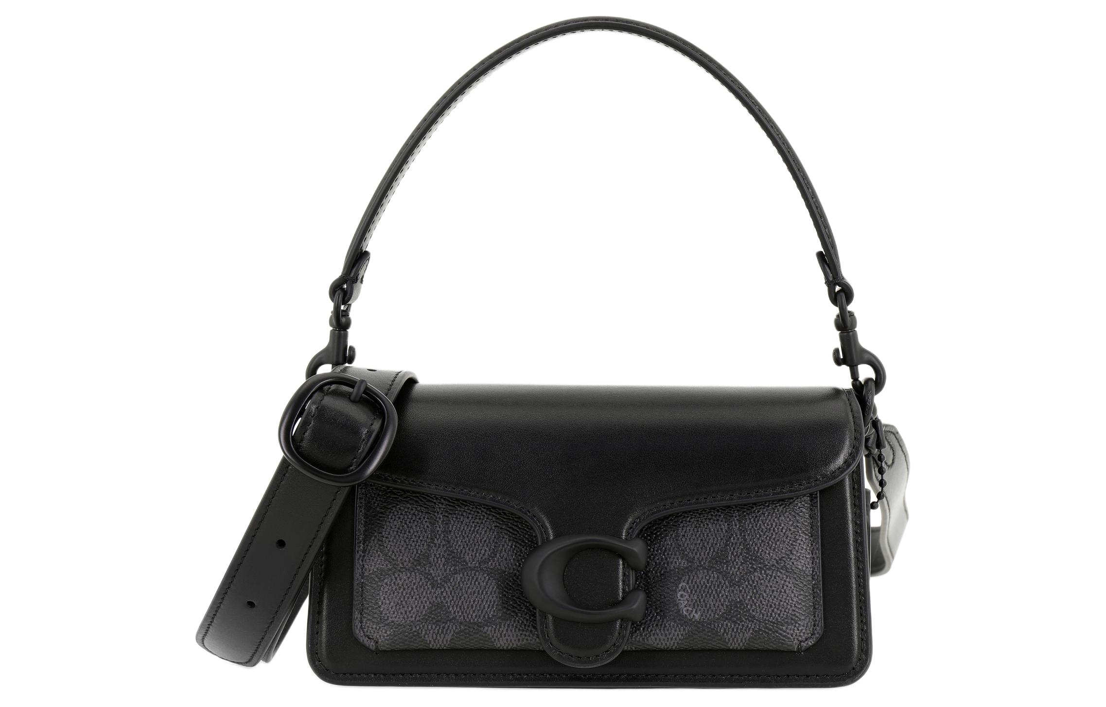 

COACH Сумка кросс-боди из тафтингового полотна с телячьей кожей