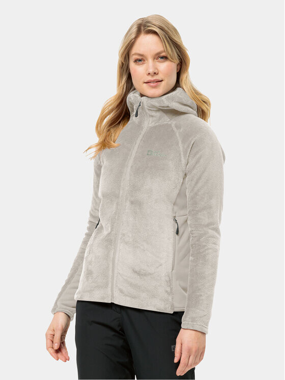 

Флисовая куртка стандартного кроя Jack Wolfskin, серый