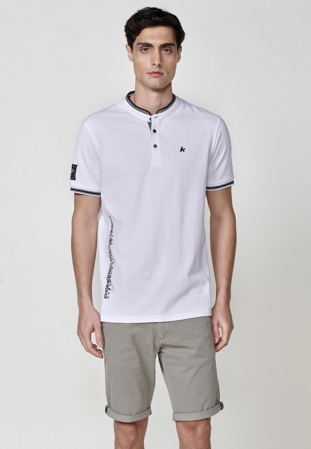 

Футболка с принтом SHORT SLEEVED Koroshi, белый