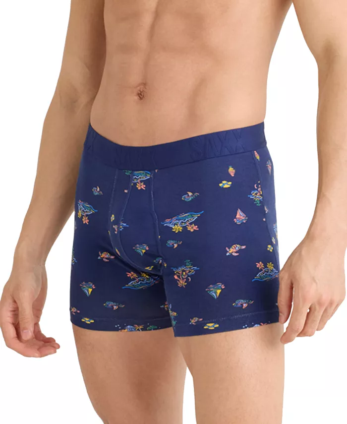 

Мужские охлаждающие печатные боксеры DropTemp Slim-Fit SAXX, мультиколор