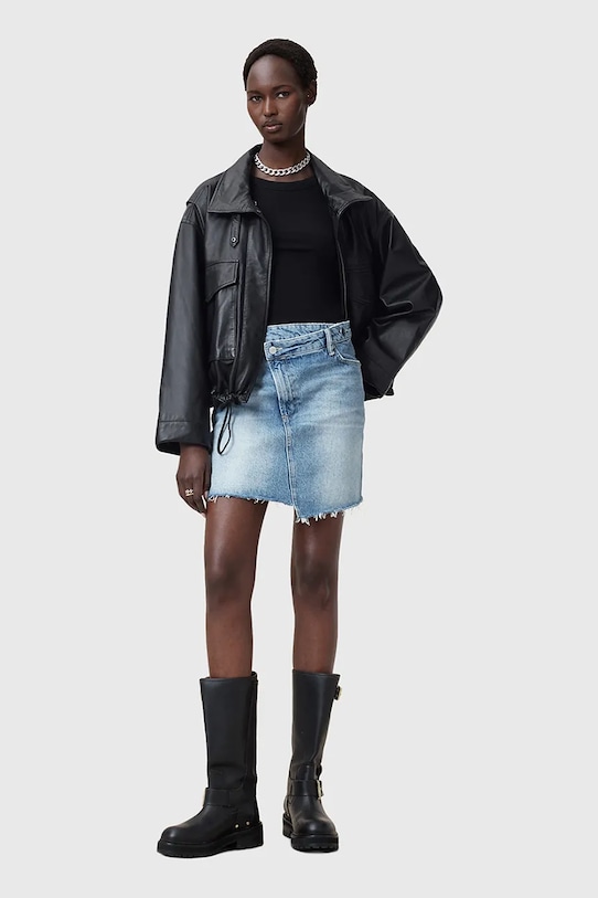 

Джинсовая юбка AKI CROSSOVER Allsaints, синий