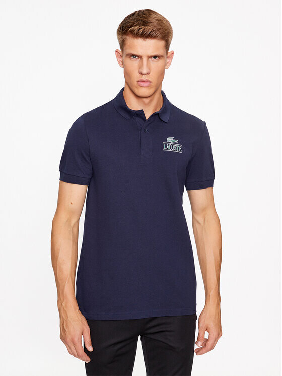

Рубашка поло стандартного кроя Lacoste, синий