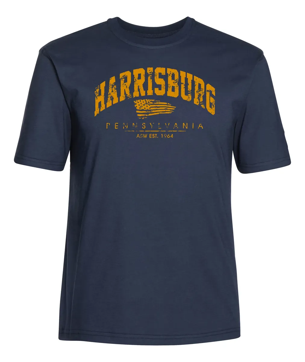 

AHORN SPORTSWEAR Футболка "HARRISBURG" со спортивным принтом, синий