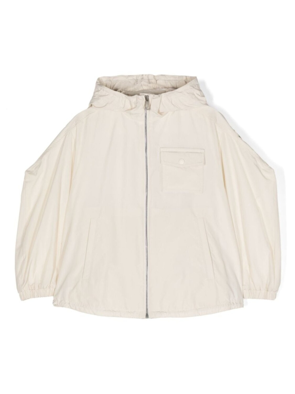 

Moncler Enfant куртка Tangeni с капюшоном, нейтральный цвет