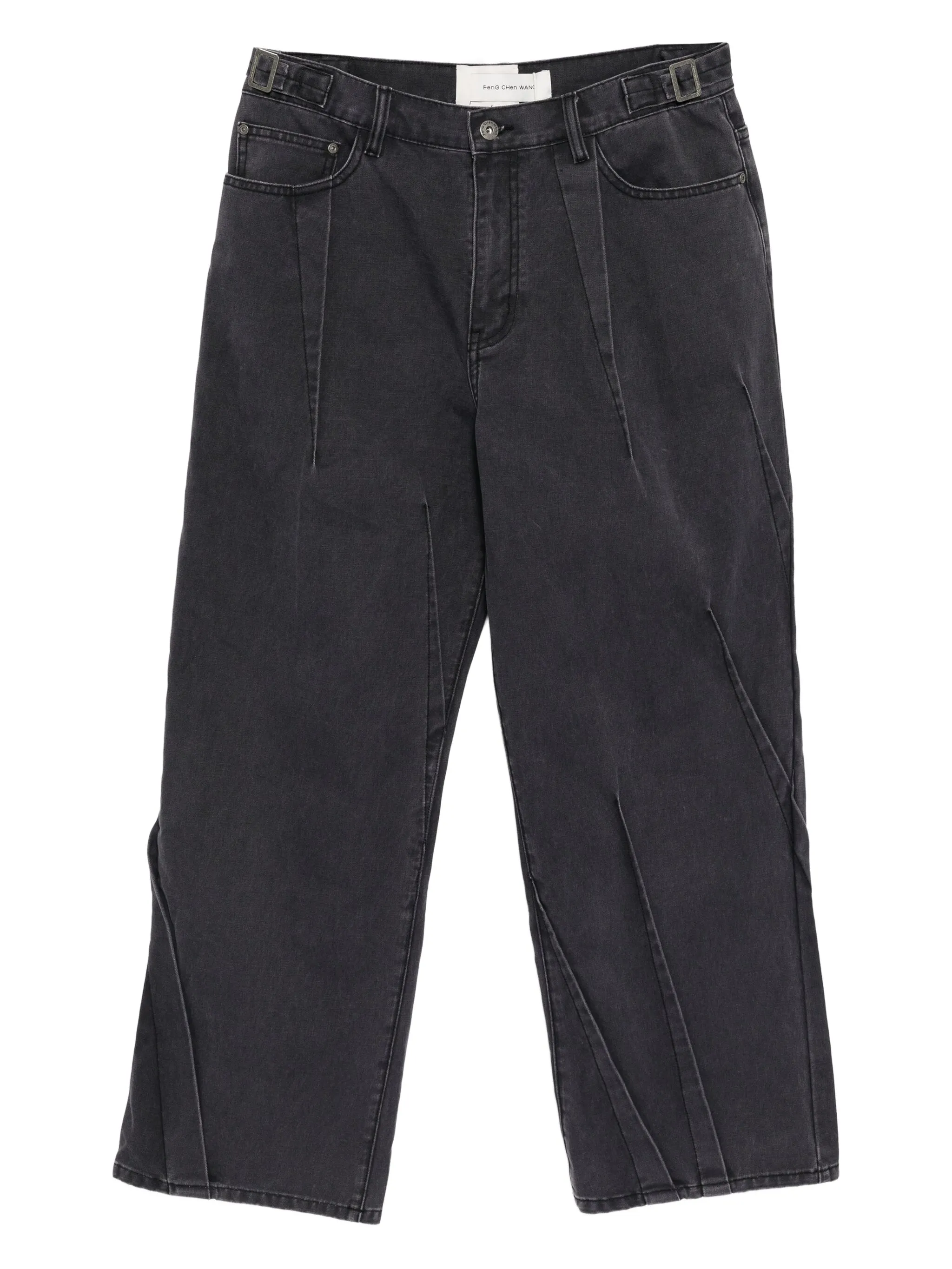 

Джинсы с поясом Feng Chen Wang, фиолетовый