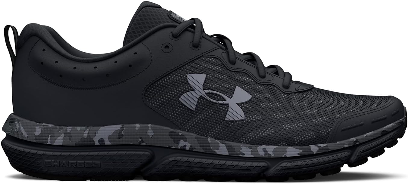 

Мужские кроссовки для бега Under Armour Charged Assert 10 Camo, (001) Black/Black/Pitch Gray