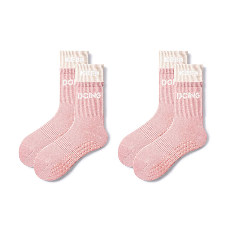 

Женские носки до середины икры PRIMEET, 2 двуспальных (темно-серый + черный)