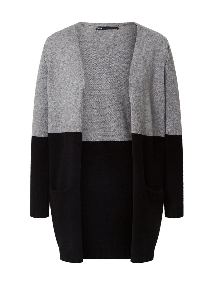 

Вязаный кардиган ONLY Knit Cardigan Queen, пятнистый серый