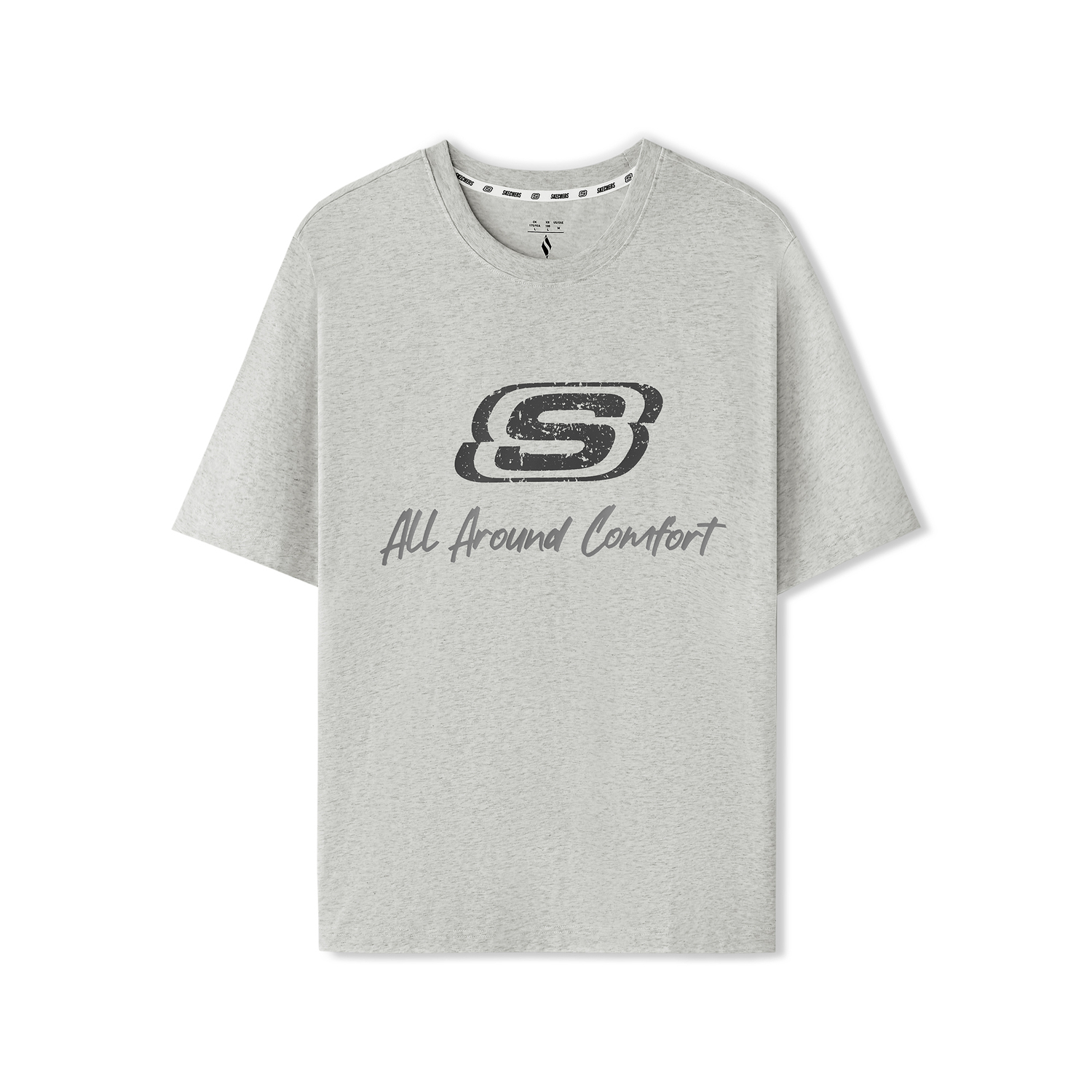 

Футболка унисекс Skechers, серый