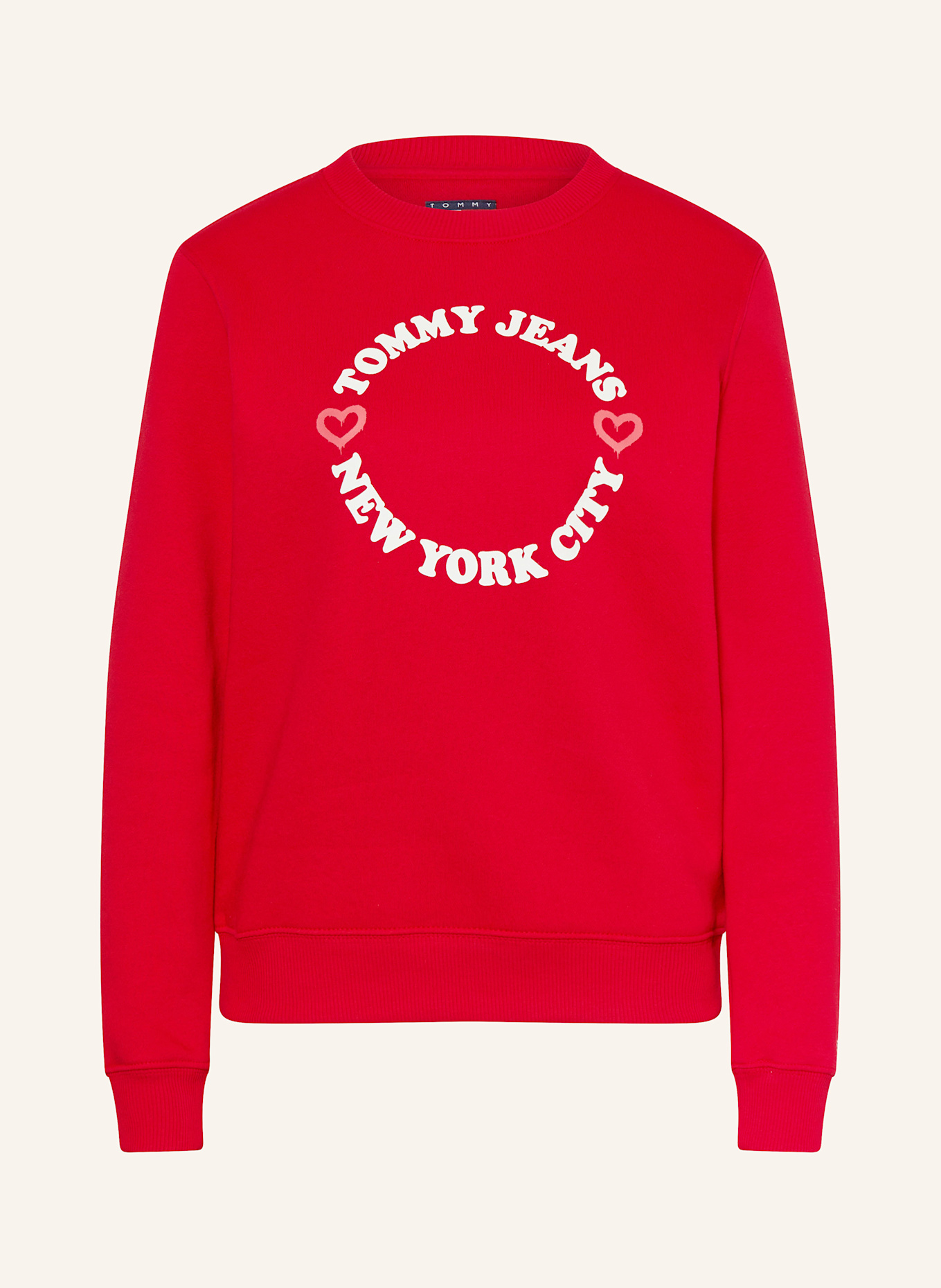 

Толстовка Tommy Jeans, красный