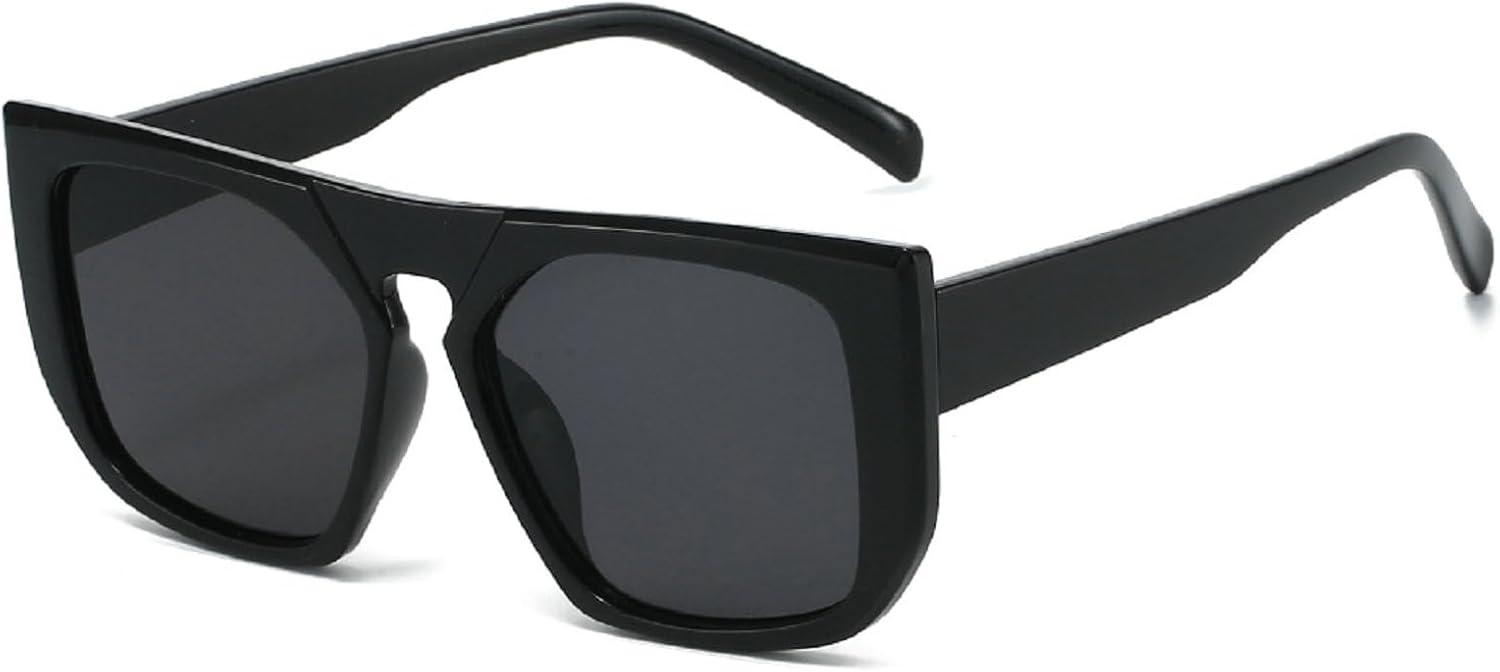 

Модные квадратные солнцезащитные очки для женщин в стиле ретро, ​​желто-синие, с защитой от УФ-излучения UV400, для мужчин, трендовые солнцезащитные очки с леопардовым принтом mincl, C6