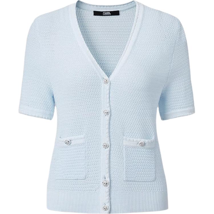 

Топ KARL LAGERFELD SS25 для женщин KARL LAGERFELD / Karl Lagerfeld Jeans, синий