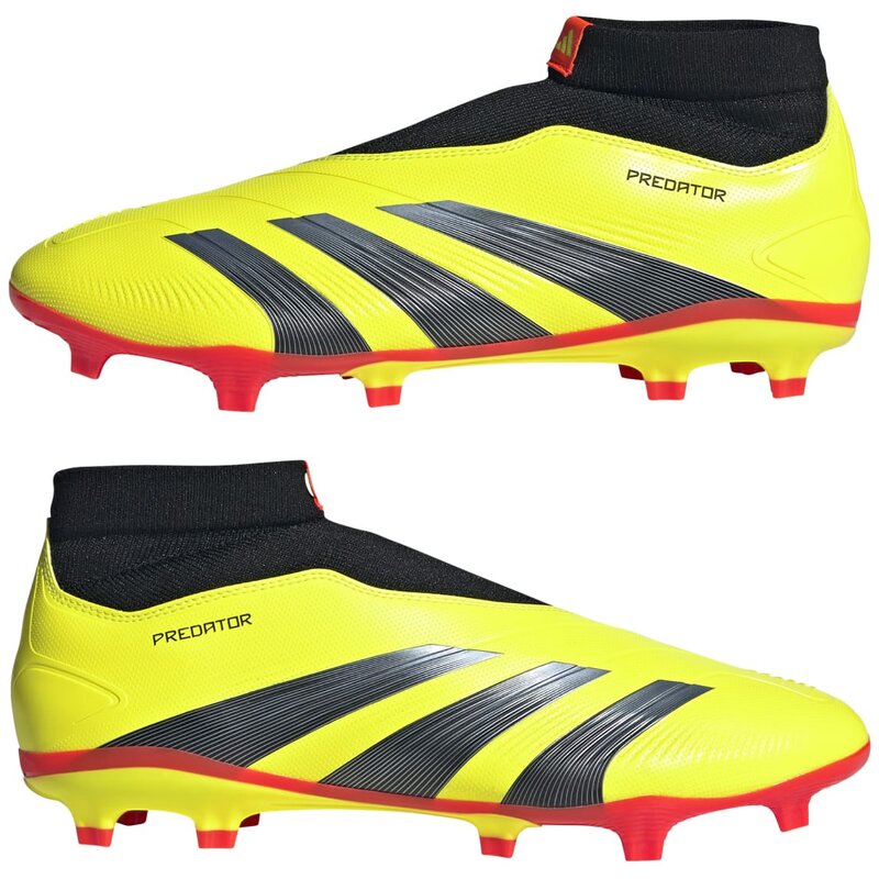 Футбольные бутсы Predator League без шнурков FG Adidas, мультиколор — фото 4