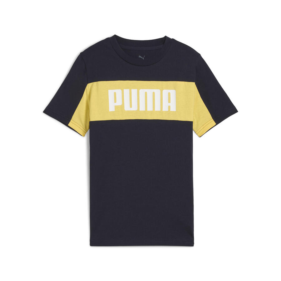 

Футболка Essentials Block для мальчиков PUMA, новая, темно-синяя