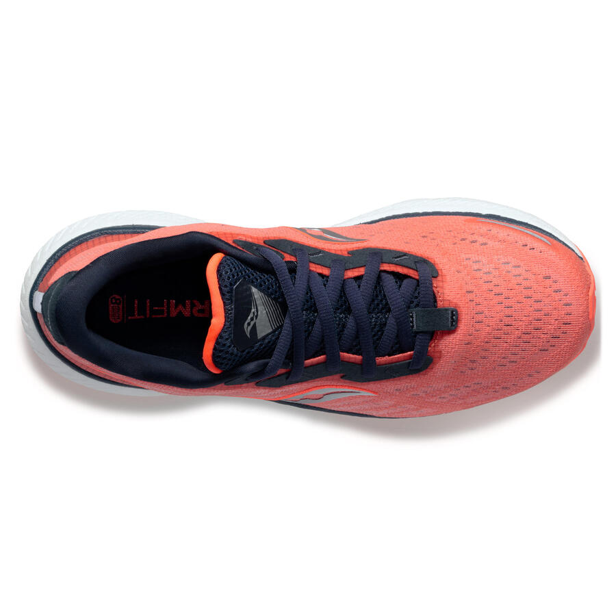 Кроссовки Saucony Triumph 19 женские коралловые — фото 3