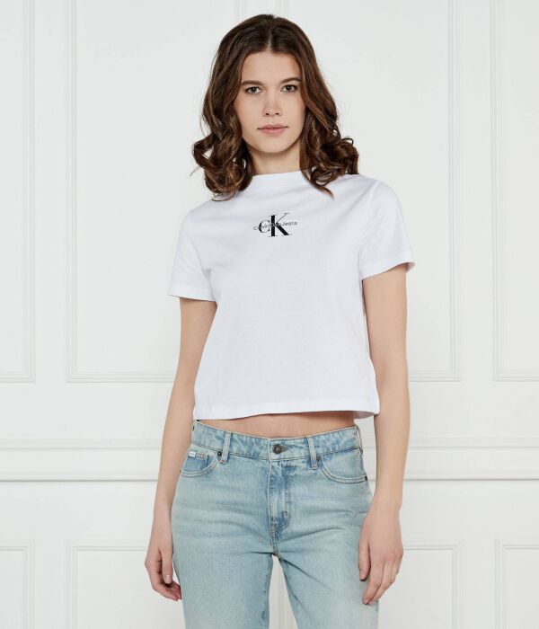 

Футболка детская Calvin Klein Jeans Cropped Fit, белый
