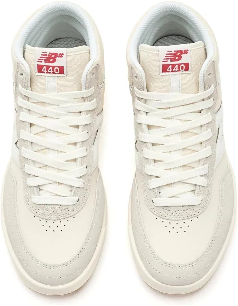 Кроссовки для скейтбординга New Balance 440 V2 Hi, Sea Salt/White — фото 2