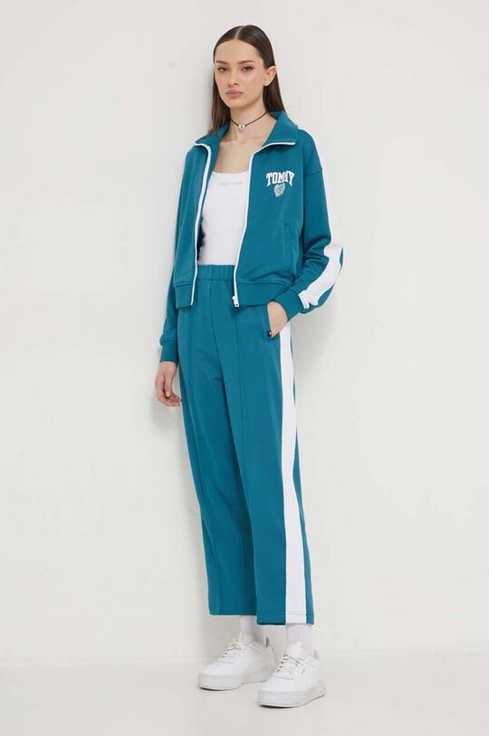 

Толстовка Tommy Jeans, бирюзовый