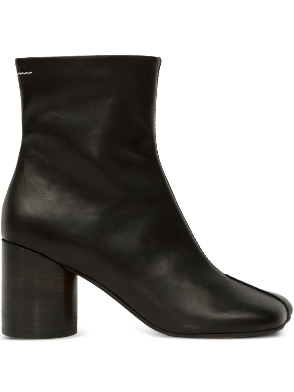 Ботильоны Anatomic 70 на блочном каблуке MM6 Maison Margiela, черный
