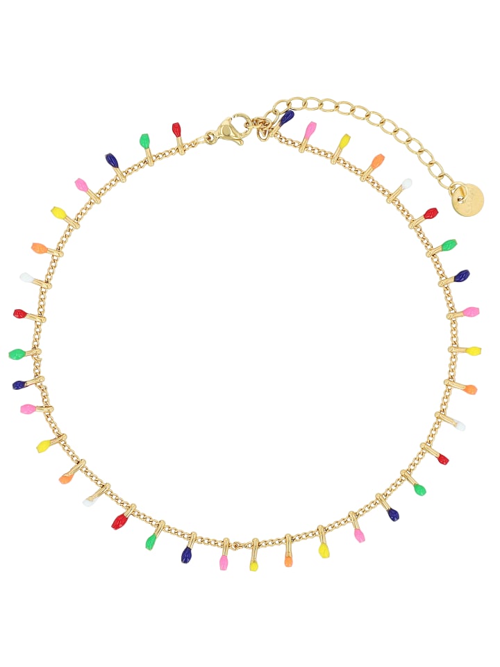 

Adeliás Женский кулон из нержавеющей стали с золотой жемчужиной