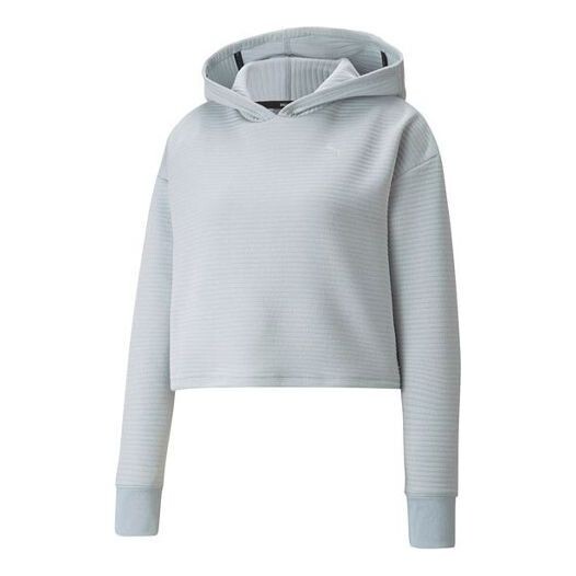 

Свитер studio yoga running training sports hoodie gray Puma, серый