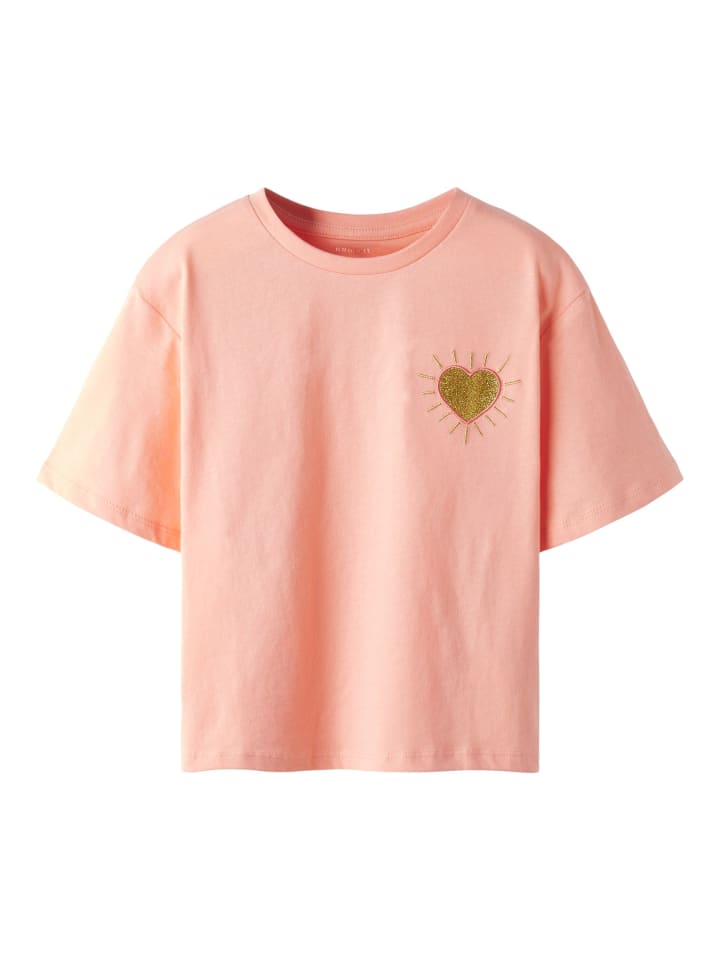 

Name it Футболка NKFBEATRICE S/S NREG SH TOP BOX PS с рисунком «пустынный цветок»