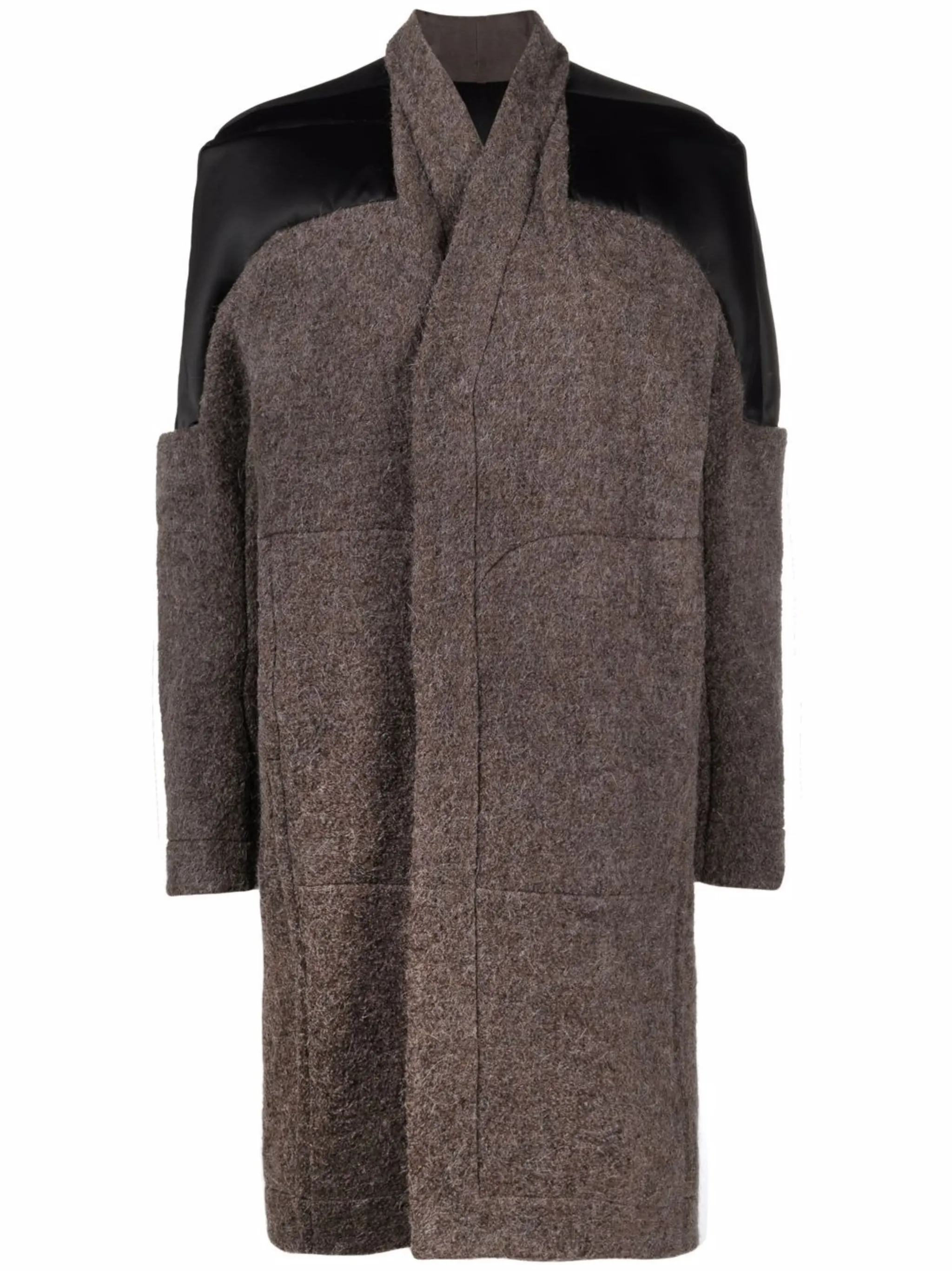 

Пальто с длинными рукавами Rick Owens, коричневый