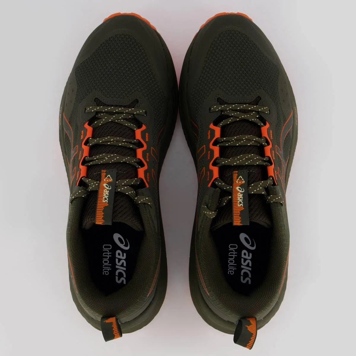 Мужские кроссовки ASICS Trabuco Terra 3, красный/коричневый — фото 4