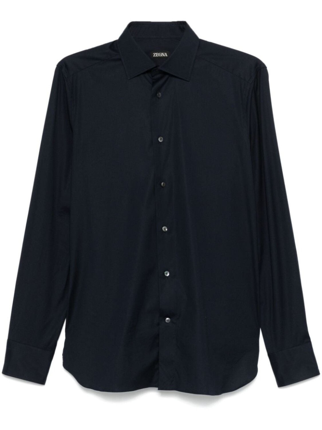 

Поплиновая рубашка Zegna, синий