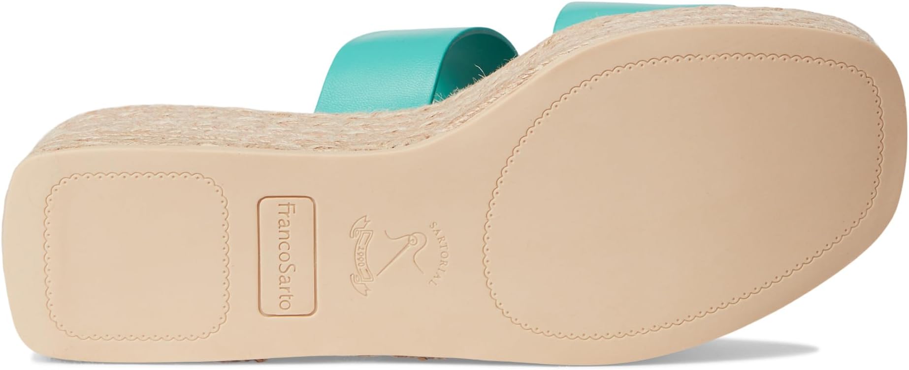 Сандалии Franco Sarto L-taziana Slide Sandals, цвет Aquamarine Blue — фото 3