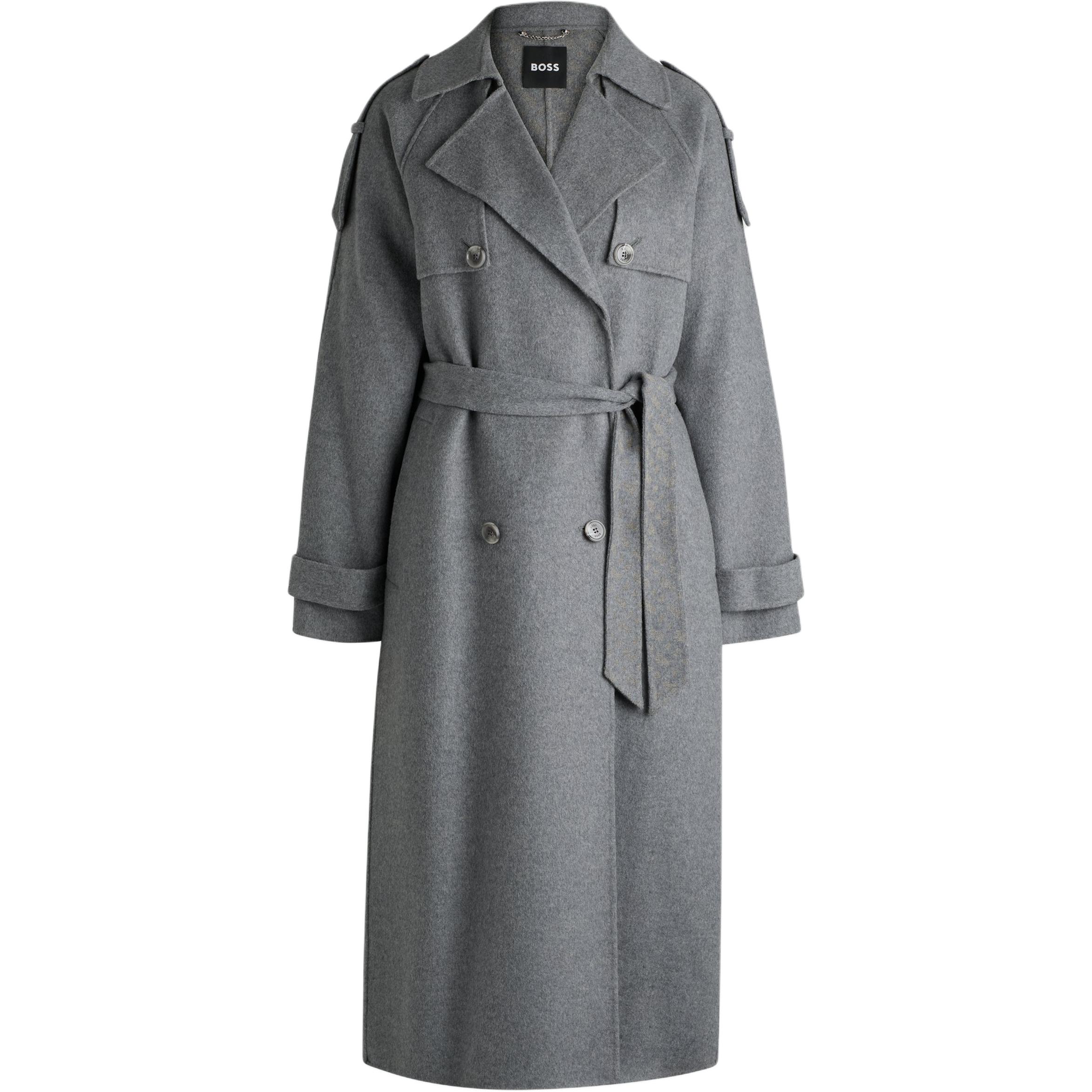 

HUGO BOSS Женское серое тренчкот, Gray