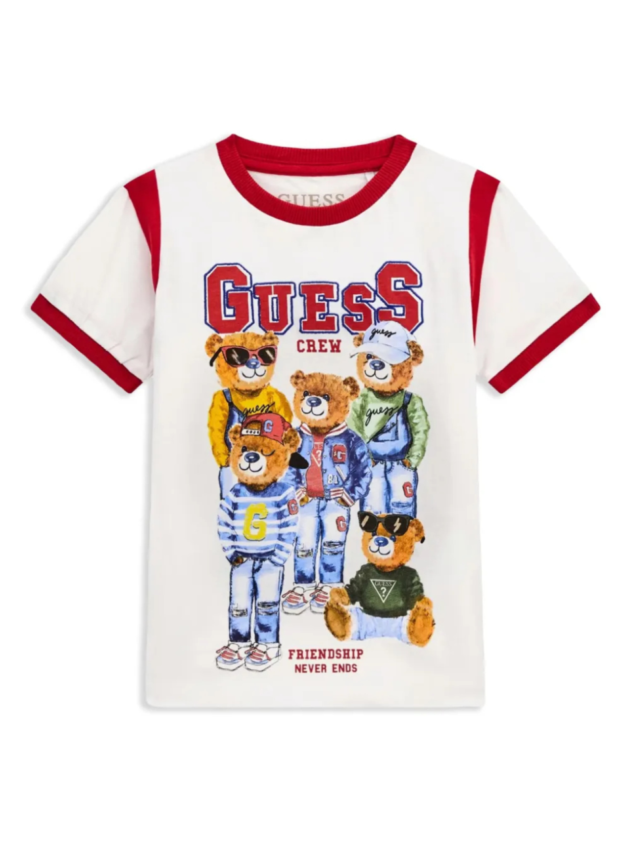 

Футболка с графическим принтом для детей Guess Kids, белый